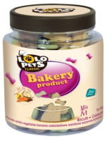 LOLO PETS Печенье для собак - косточки mix, размер S, ПОШТУЧНО