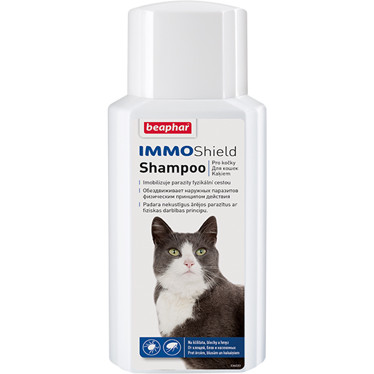 Beaphar Шампунь "IMMO Shield" от паразитов для кошек. 200 мл (200 мл) Beaphar Шампунь "IMMO Shield" от паразитов для кошек. 200 мл (200 мл)