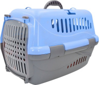 Homepet Переноска для животных Homepet 48*32*32 см. голубая