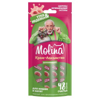 Molina Функц. крем-лакомство с уткой и индейкой д/к, Здоровье мочевыводящей системы,48г