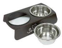 Подставка двойная [мет миски 0,9 л] Зооник Красный