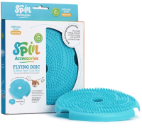 Аксессуар Диск летающий для интерактивной системы кормления СПИН, синий / PetDreamHouse SPIN Accessories - Lick Flying Disc Blue Medium Lv