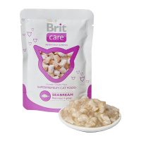 Brit Care Суперпремиальный влажный корм для кошек, Морской лещ, 80 г.
