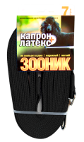 Зооник Поводок капроновый с латексной нитью 7м*15мм 11445 Зооник