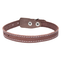Ошейник кожа безразмерный 15 мм * 410 мм