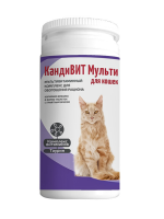КандиВИТ Мульти, мультивитаминый комплекс для кошек, уп. 50 таблеток (50 таб)