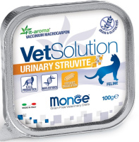 Monge VetSolution Cat Urinary Struvite Уринари Струвит для кошек при заболеваниях мочеполовой системы и струвитном течении МКБ 100г