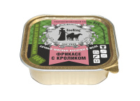 ZOORING Консервы для собак, желе Фрикасе с кроликом 100 г.