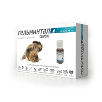 Гельминтал Гельминтал д/кошек более 4 кг. Сироп RC *35 Е201