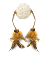 Игрушка для кошек из натуральных материалов "Талисман", d50мм/350мм, серия NATURAL, Triol