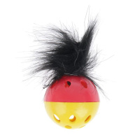 Зооник Погремушка малая с бубенчиком и мехом [1шт]