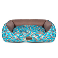 Лежанка прямоугольная мини "Мозаика", 420*400*150мм Триол 31932092