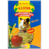 Катрин для хомяков яблоко 500гр.1*8