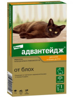 Капли против блох для кошек Адвантейдж ПОШТУЧНО (менее 4 кг)