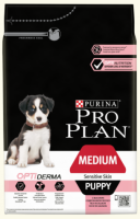 ПРОПЛАН д/щенков средних пород с чувствительной кожей лосось/рис [уценка] (3 кг)