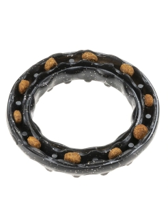 Игрушка-кольцо SMILE LARGE, Ø20 см[термопластичный полиуретан] Ферпласт (черная)