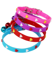 Россия Ошейник силиконовый "Сердечки" , 29 см