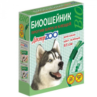 Доктор ZOO Ошейник для собак, против блох и клещей, 65 см, (Зеленый)