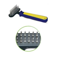 Расческа-грабли 313C двухрядная "Спорт", 115*155мм [пакет]