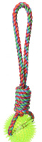 Trio Игрушка для собак "Верёвка с петлёй, мяч игольчатый", d85/340мм