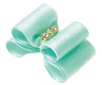 Бантик [пара] двойной объёмный, 3 см * 2 см, "Ностальжи" 18334