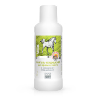 Zoo VIP Шампунь-кондиционер для гривы и хвоста с коллагеном и ланолином, 500 мл. Zoo VIP Шампунь-кондиционер для гривы и хвоста с коллагеном и ланолином, 500 мл.