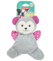ZOLUX, Плюшевая игрушка с пищалкой "Игривая обезьянка-шуршащие лапки", 20 см