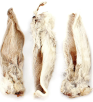 DogVic Уши кроличьи с мехом ПОШТУЧНО