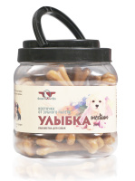 Грин Кьюзин Лакомство для собак УЛЫБКА MEDIUM, Сушеные жевательные косточки для собак средних пород, ПОШТУЧНО