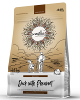 Сухой корм CRAFTIA NATURA для взрослых собак средних и крупных пород из утки с фазаном [уценка] (640 г)