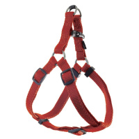 Шлейка нейлоновая для собак "Стандарт" S, красная, 15*450-630мм