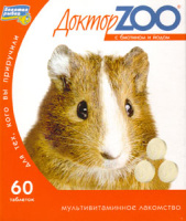 Доктор ZOO Витамины для грызунов, 60 таблеток
