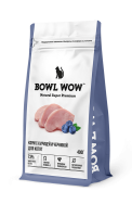 BOWL WOW сухой корм для котят с курицей и черникой (400г)