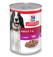 Hills Science Plan влажный корм для собак с говядиной, в консервах - 370 г