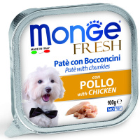 Monge Dog Fresh консервы для собак курица с овощами 100г [30061]