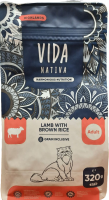 VIDA NATIVA сухой корм для взрослых кошек из ягненка с бурым рисом (320 гр)
