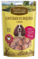 Деревенские лакомства 50021Тефтели из индейки с рисом