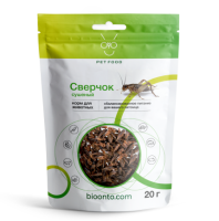 ONTO Сушеный сверчок корм для животных 20г [уценка]