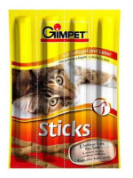 Джимпет 400761 Палочки лакомые беззерновые д/кошек с домашней птицей 4шт 20г