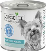 Zoodiet Корм диетический для собак Кролик гипоаллергенный 240 г консервы