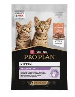ПРОПЛАН Nutri Savour пауч 85гр д/котят в соусе KITTEN Лосось