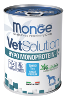Monge VetSolution Dog Hypo Monoprotein TUNA Гипо монопротеин с тунцом для собак для снижения реакции пищевой непереносимости 400 гр.