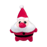 KONG Holiday игрушка для кошек "Приятели", с кошачьей мятой, мышка,санта (13 см)