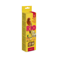 RIO Палочки для волнистых попугайчиков и экзотов с тропическими фруктами, 2х40 г