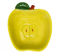 Кормушка керамическая для террариума "Яблочко", 90*85*30мм