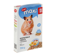 Ешка MAXI, Корм для хомяков, смесь Фрукты, 750 г.