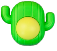 Лизун для кошек - вращающийся шарик на стену с кошачьей мятой , 30 гр. [Кактус]