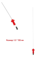 MDK Катетер уретральный для животных 1,3*135 мм. со стилетом