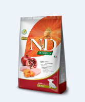 Farmina N&D Dog Pumpkin для щенков мелких пород курица с гранатом 800 г [уценка]