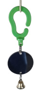 Данко-Зоо Игрушка для попугаев "Зеркальце с колокольчиком " 19 см.